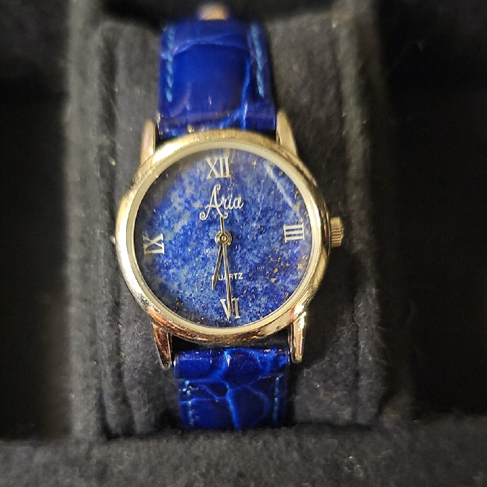Aria Royal Blue and Gold Timepiece
